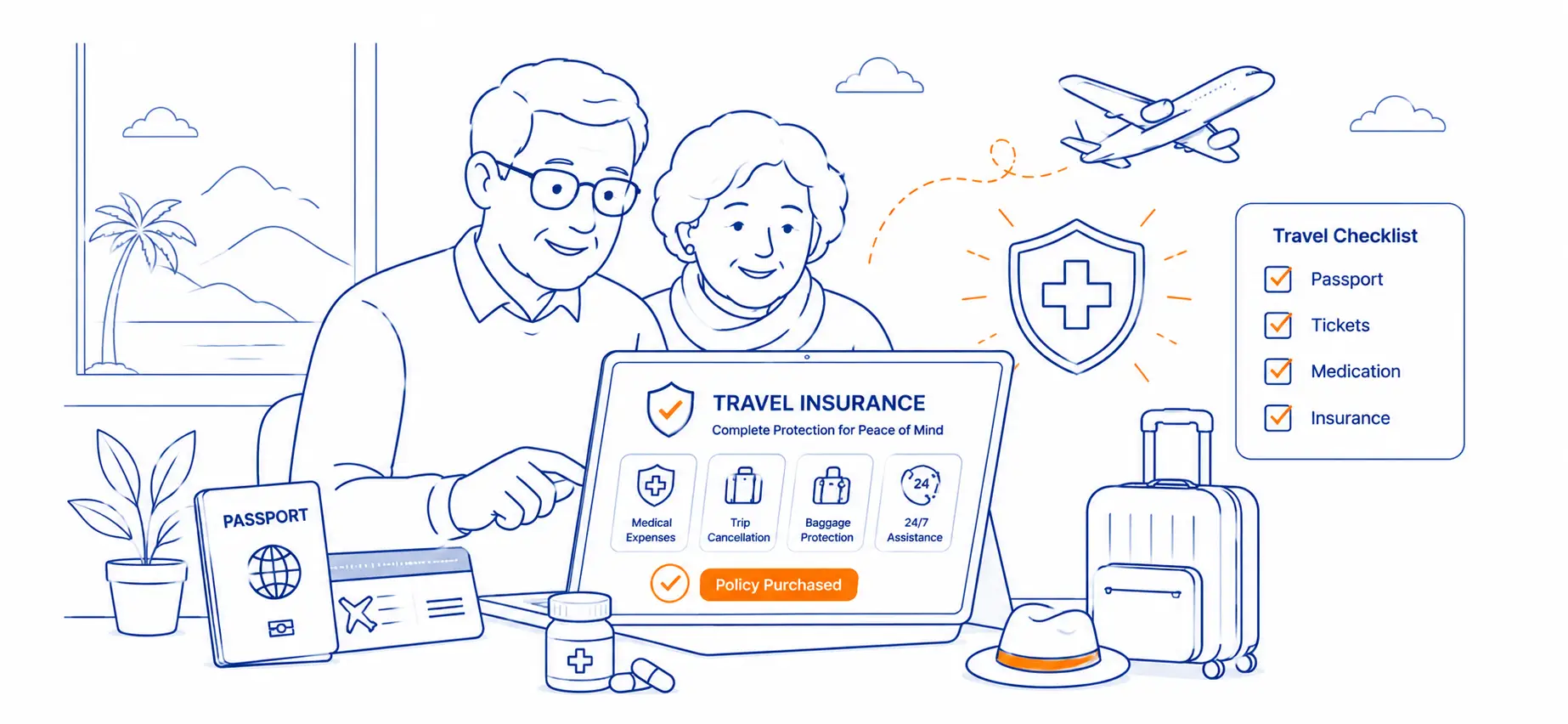 Online Travel Insurance for Seniors UAE